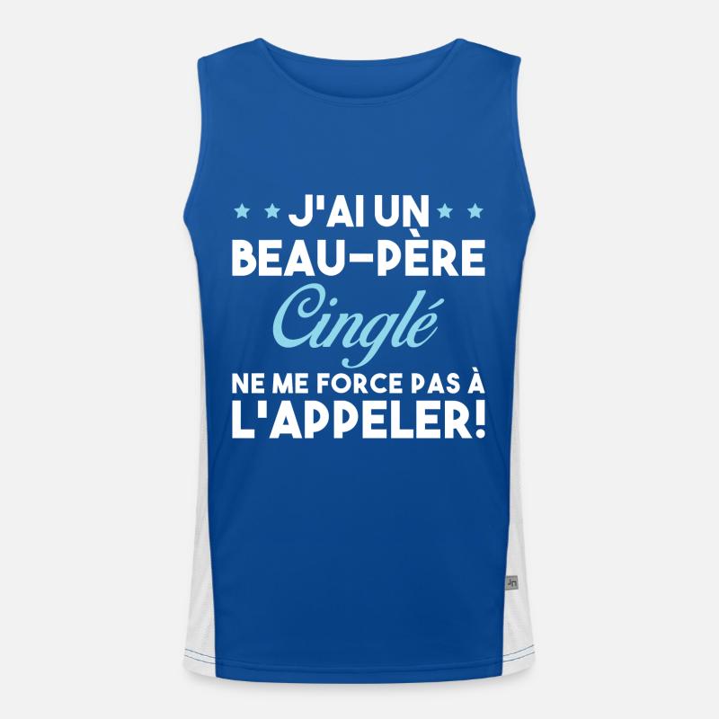 Beau Père Cinglé Débardeur respirant contrasté Homme 