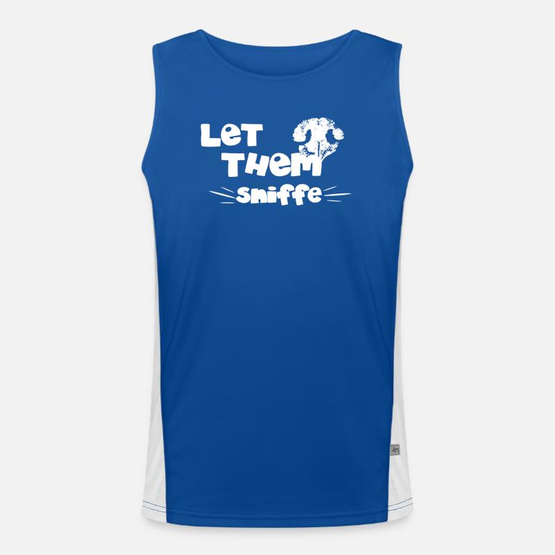 TShirt Let them Sniffe Funktionelles Kontrast-Tank Top für Männer 