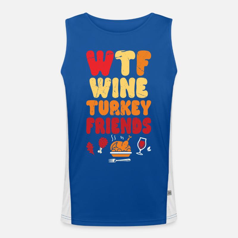 Thanksgiving Men's Functional Contrast Tank Top 