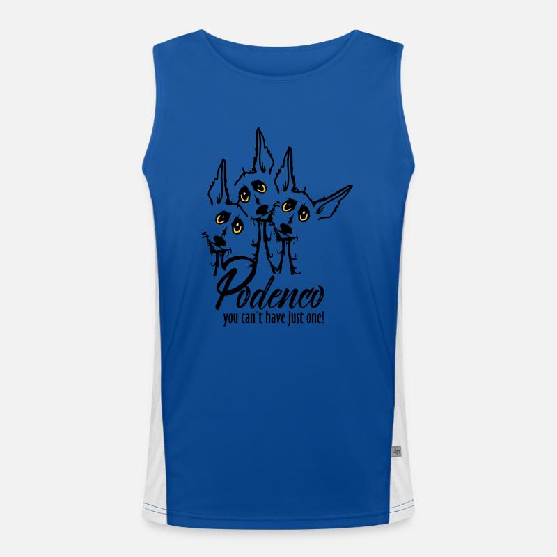 Podi Rudel Funktionelles Kontrast-Tank Top für Männer 