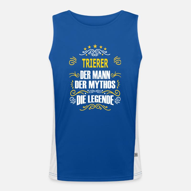 TRIERER Funktionelles Kontrast-Tank Top für Männer 