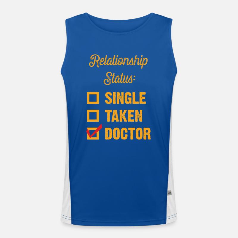 Dr. Check! Funktionelles Kontrast-Tank Top für Männer 