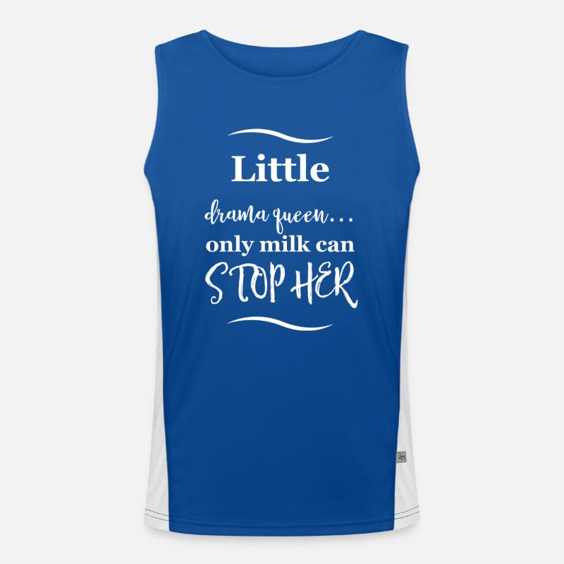 Babysprüche Funktionelles Kontrast-Tank Top für Männer 