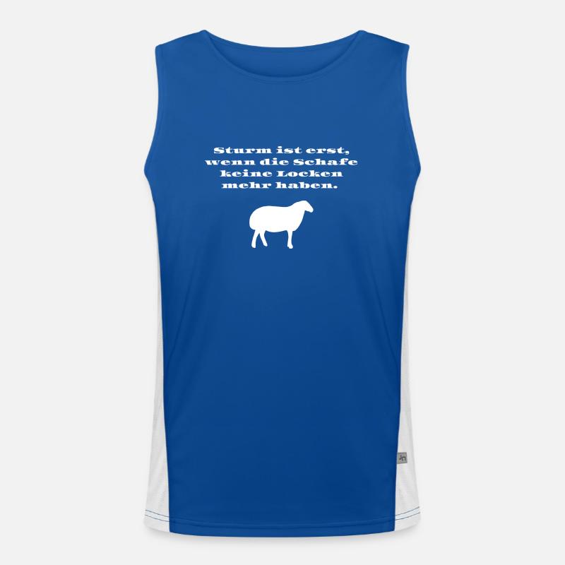 norddeutscher Spruch 3 Funktionelles Kontrast-Tank Top für Männer 
