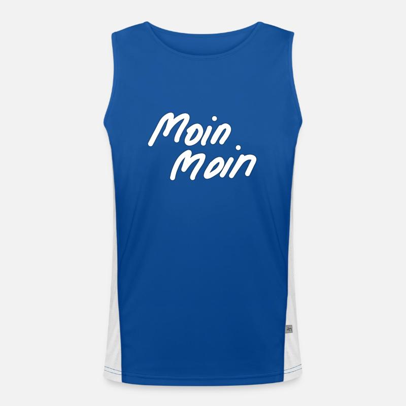 Moin 20 Funktionelles Kontrast-Tank Top für Männer 