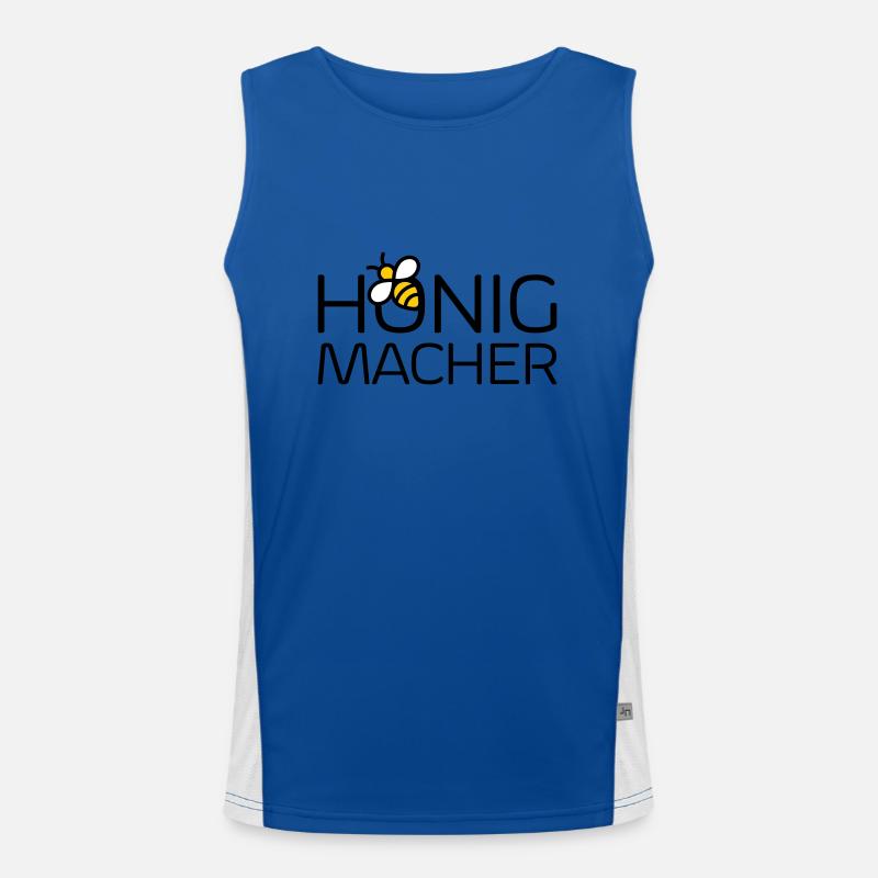 Honigmacher Funktionelles Kontrast-Tank Top für Männer 