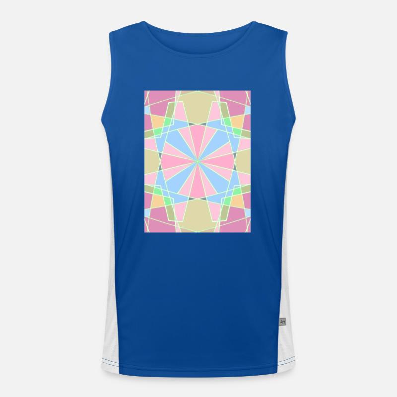 Rainbow Men's Functional Contrast Tank Top 