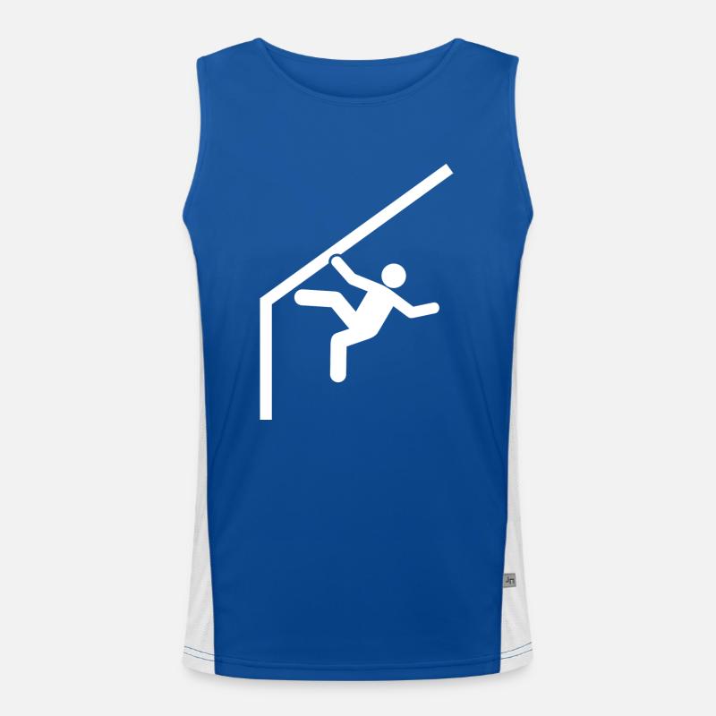 bouldern boulderfelsen GRAVITY IS A MYTH boulder Funktionelles Kontrast-Tank Top für Männer 
