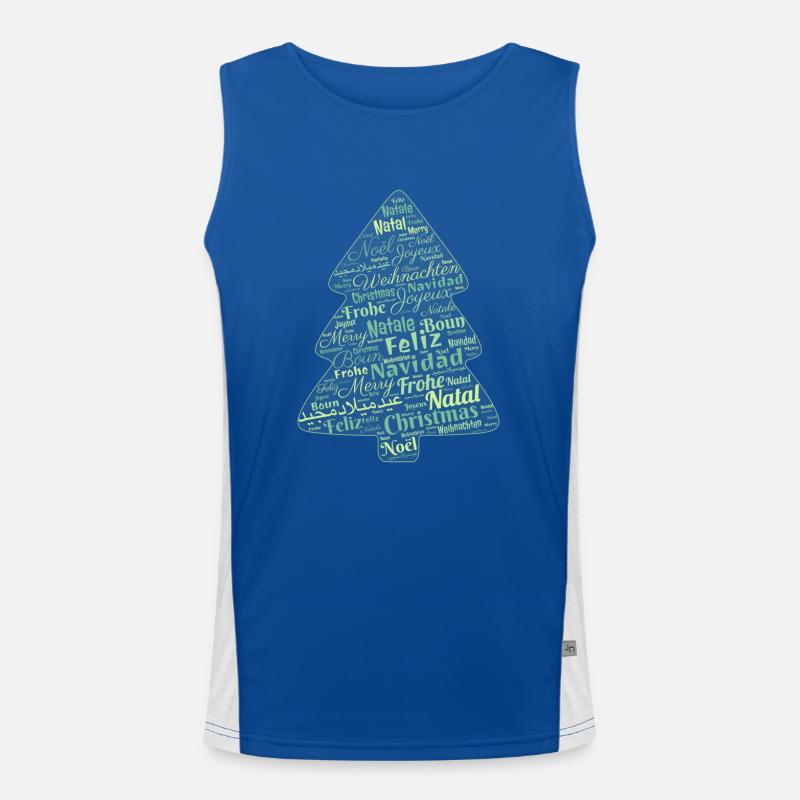 Weihnachtsgeschenk Funktionelles Kontrast-Tank Top für Männer 