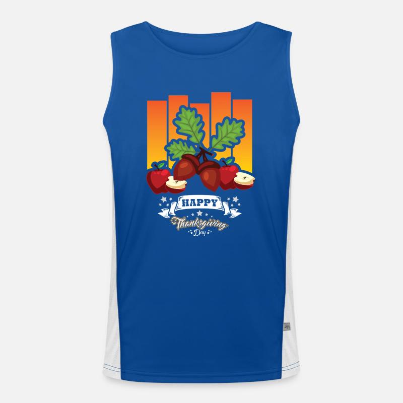 Thanksgiving 7 Men's Functional Contrast Tank Top 