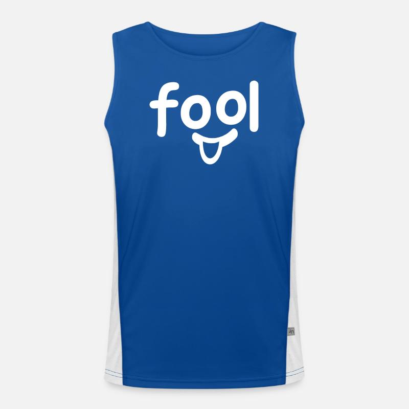Fool - silly Men's Functional Contrast Tank Top 