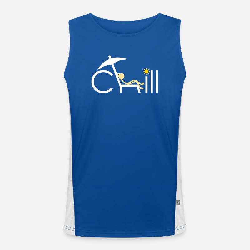 Froid Débardeur respirant contrasté Homme 