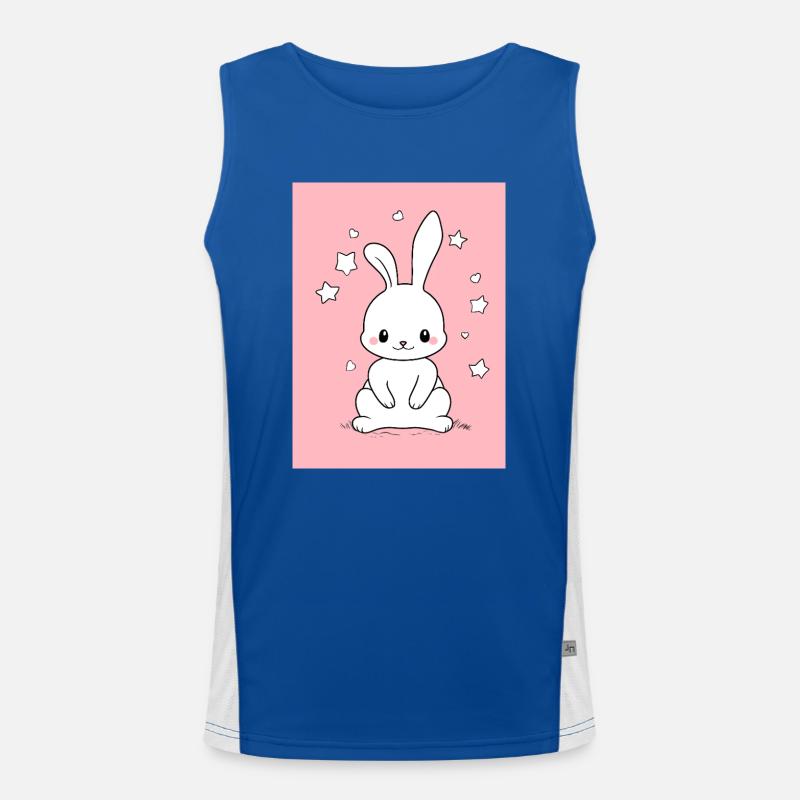 Le petit lapin Whit Débardeur respirant contrasté Homme 