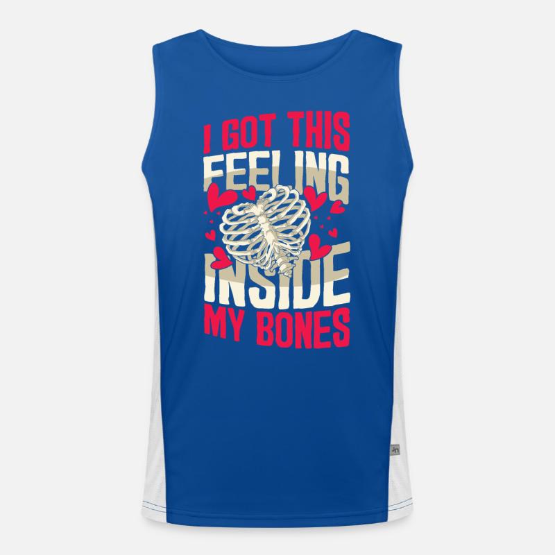 Liebesengel Zeichen der Liebe Romantik Geschenk Funktionelles Kontrast-Tank Top für Männer 