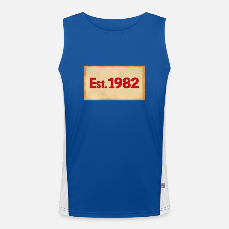 Est. 1982 Men's Functional Contrast Tank Top 