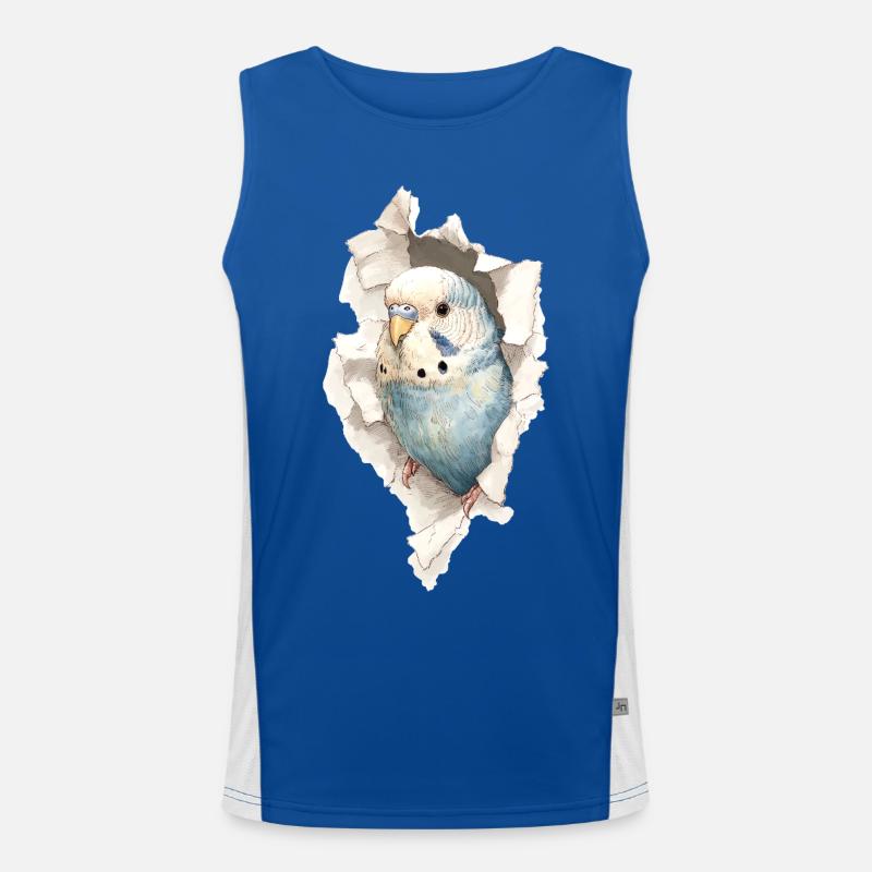 Perruche ondulée Débardeur respirant contrasté Homme 