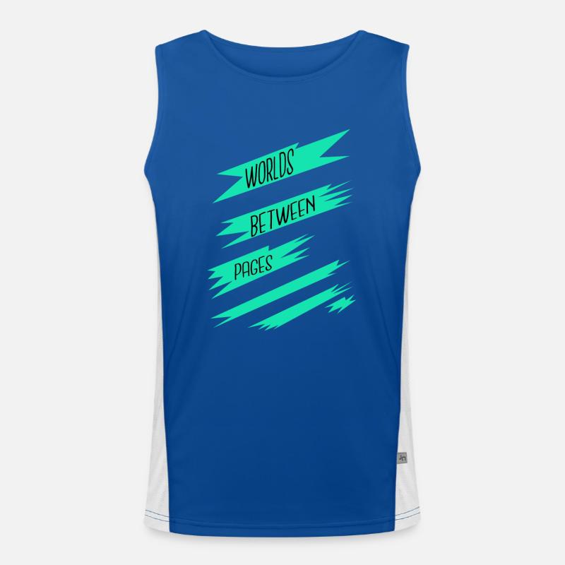 mental getaway bday escaping routine avid readers Funktionelles Kontrast-Tank Top für Männer 