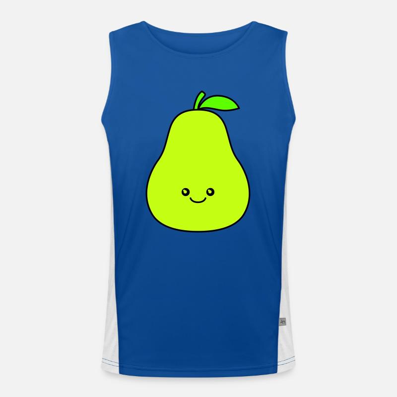 Pear Comic Men's Functional Contrast Tank Top 