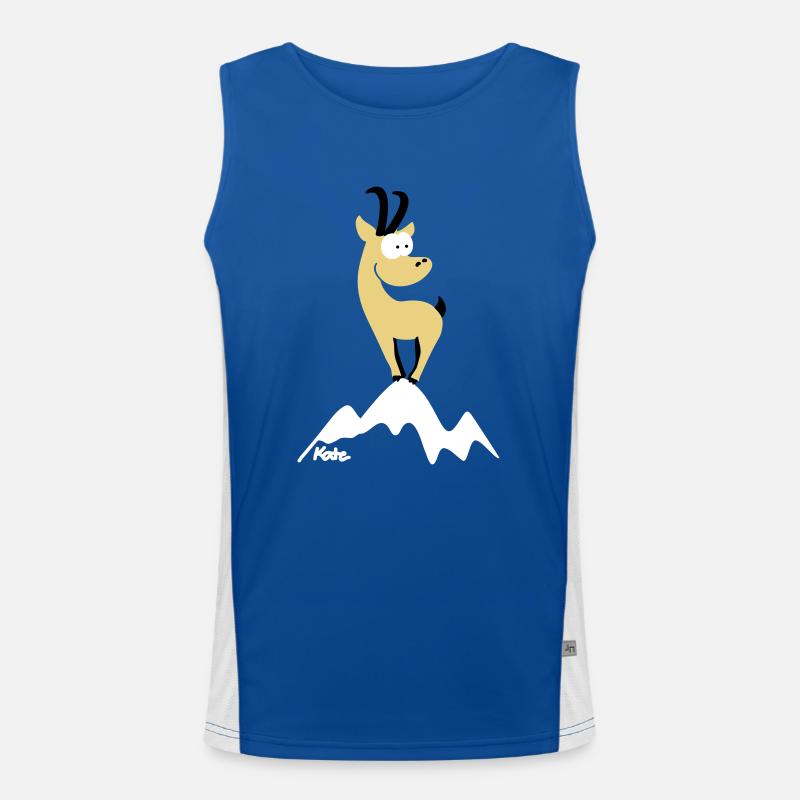 chamois (c) Débardeur respirant contrasté Homme 