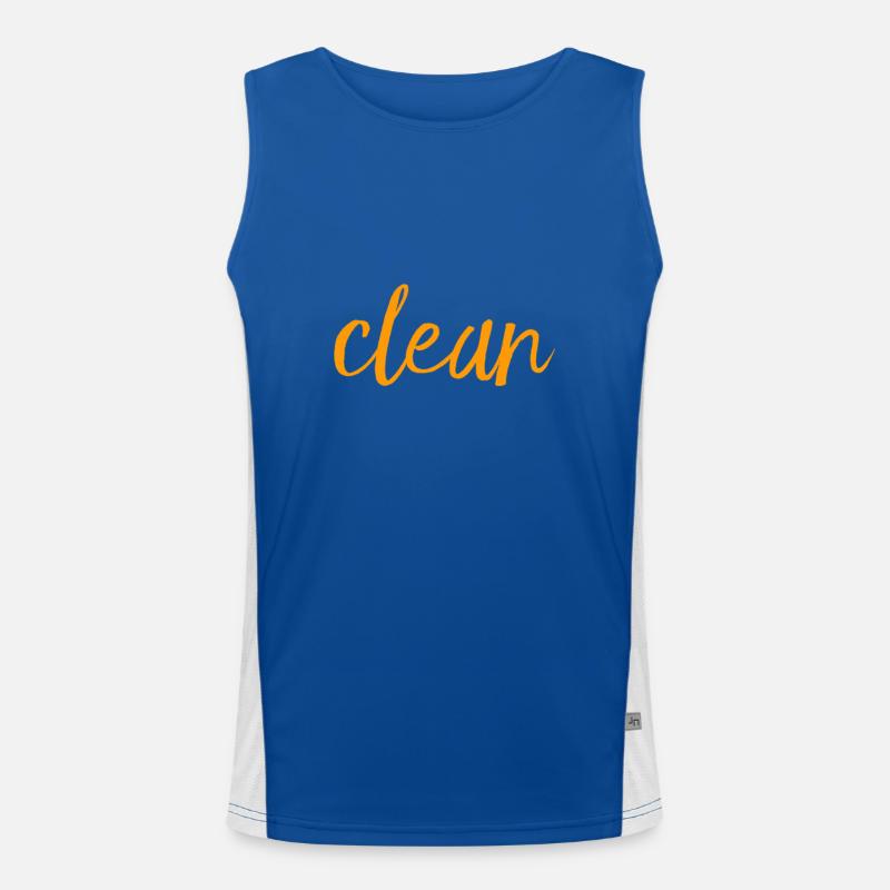 Drogen hinter sich lassen Funktionelles Kontrast-Tank Top für Männer 