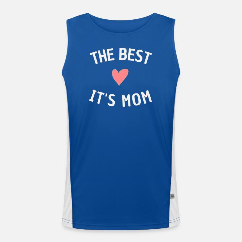 Die beste Mutter 2 Funktionelles Kontrast-Tank Top für Männer 