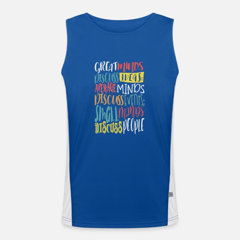 Great Minds Men's Functional Contrast Tank Top 