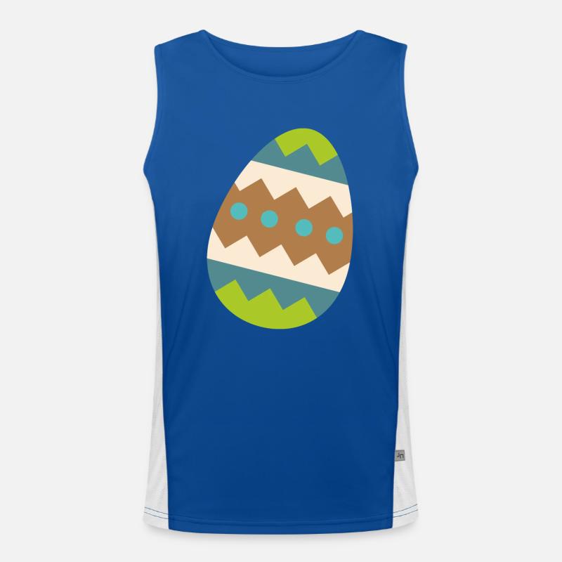 Easter egg Men's Functional Contrast Tank Top 