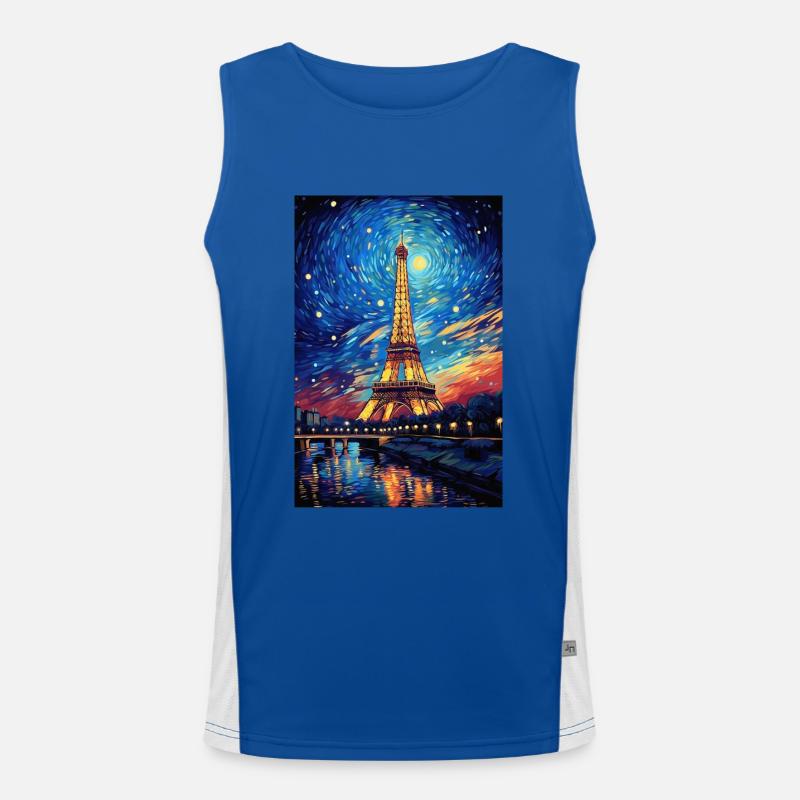 Tour Eiffel Débardeur respirant contrasté Homme 