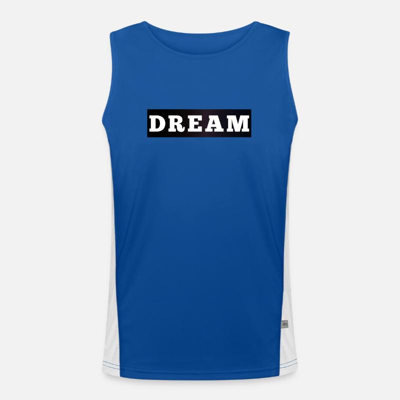 TRAUM 5 Funktionelles Kontrast-Tank Top für Männer 