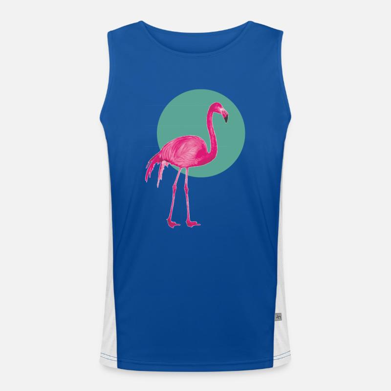 flamingo Men's Functional Contrast Tank Top 