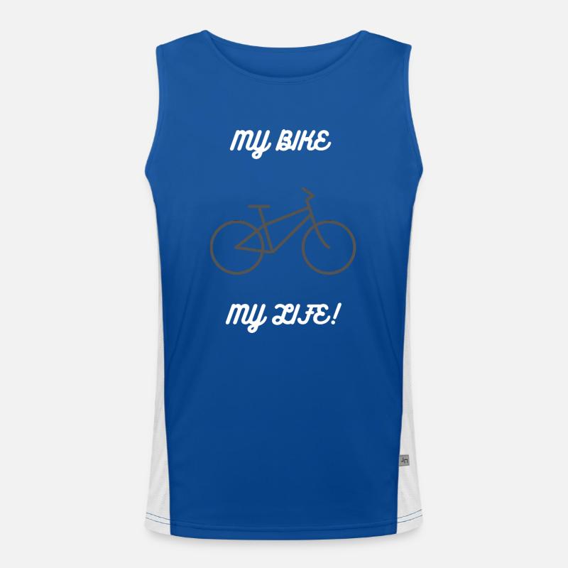 Vélo Débardeur respirant contrasté Homme 