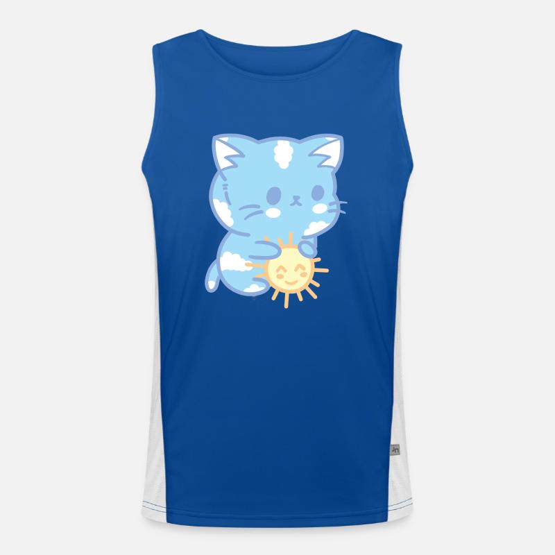 Chat du ciel Débardeur respirant contrasté Homme 