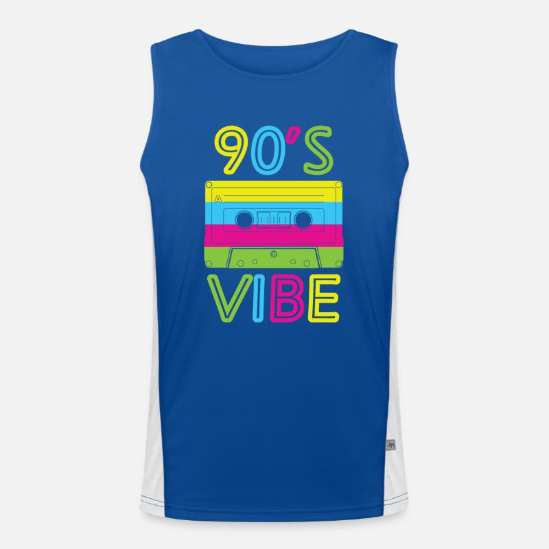 1990s Proverbs 90s Gift Idea Men's Functional Contrast Tank Top 