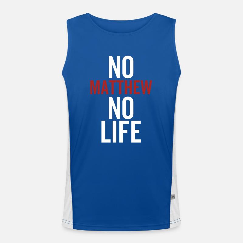 Pas de Matthieu Pas de vie Débardeur respirant contrasté Homme 