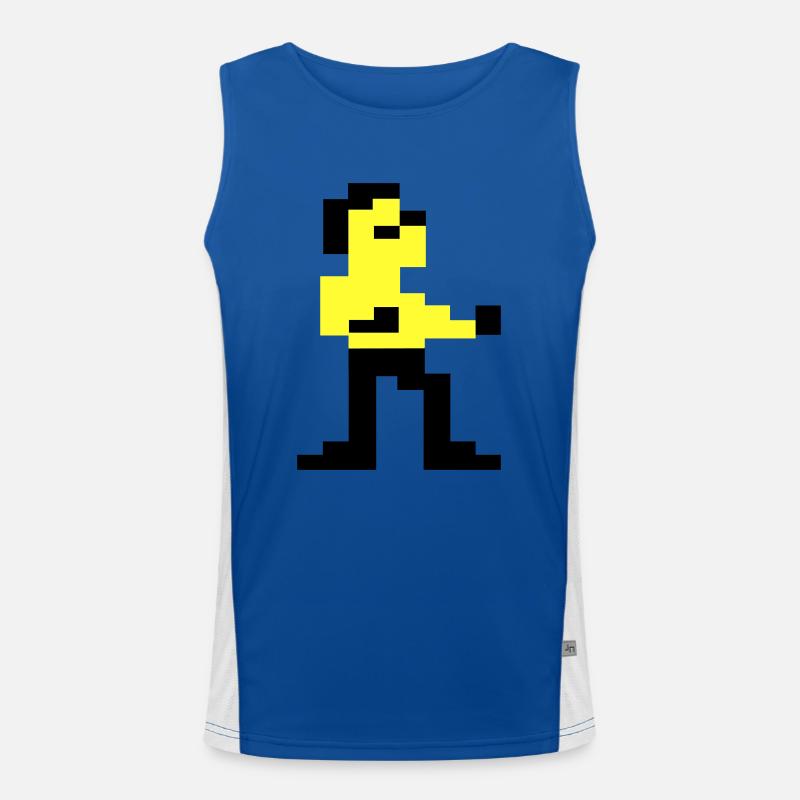 Pixelart martial de Pixelii Débardeur respirant contrasté Homme 