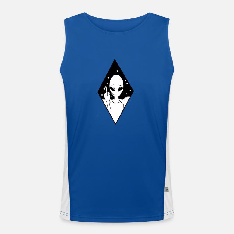 Alien Funktionelles Kontrast-Tank Top für Männer 