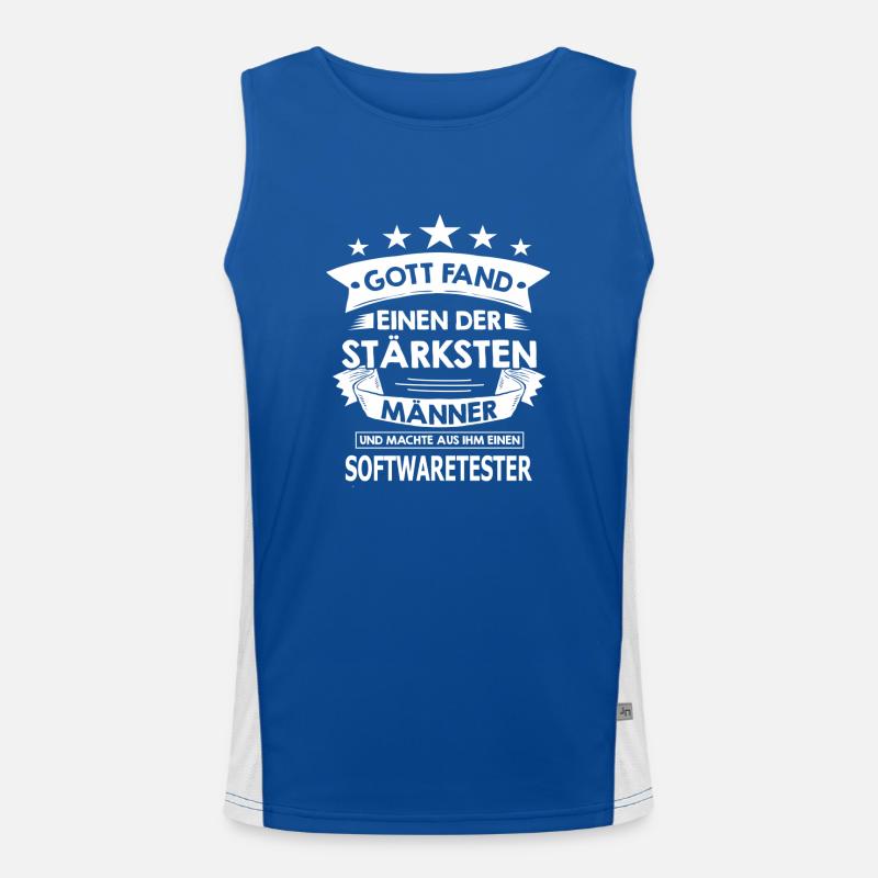 softwaretester Funktionelles Kontrast-Tank Top für Männer 