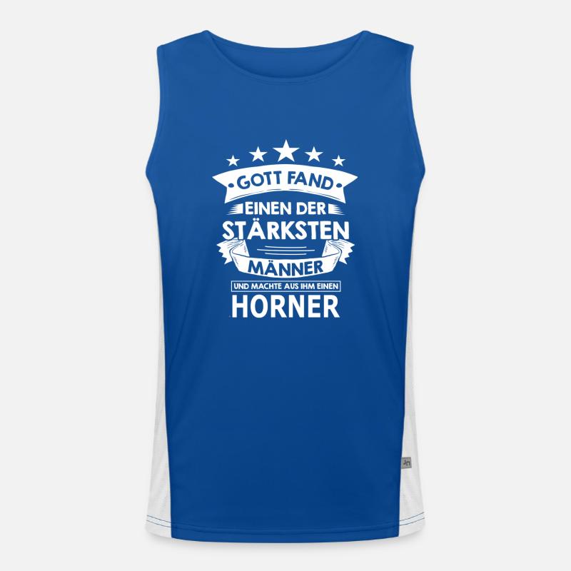 horner Funktionelles Kontrast-Tank Top für Männer 