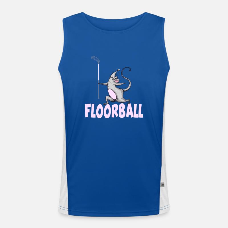 floorball floorball floorball saison Débardeur respirant contrasté Homme 