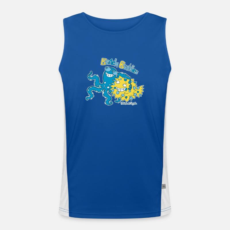 Beach Buddies Men's Functional Contrast Tank Top 