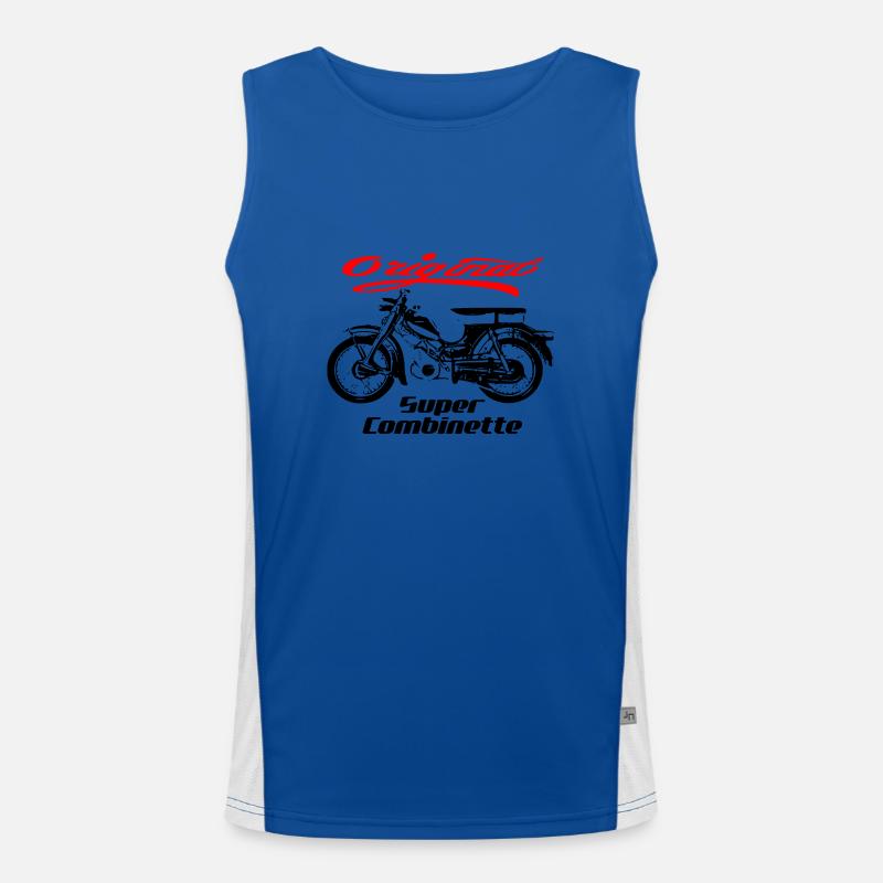 Zündapp Super Cobinette Moped Kult Funktionelles Kontrast-Tank Top für Männer 