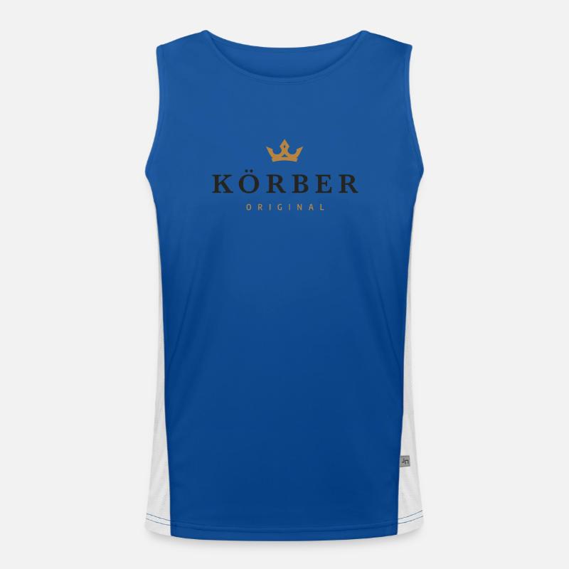 Logo original de la famille Körber Débardeur respirant contrasté Homme 