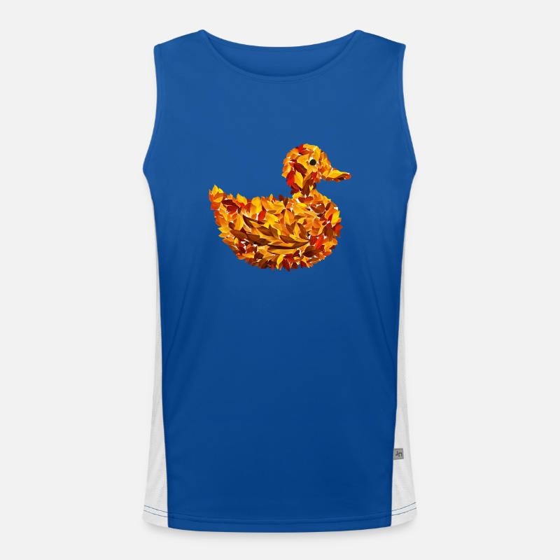 Autumn Duck Men's Functional Contrast Tank Top 