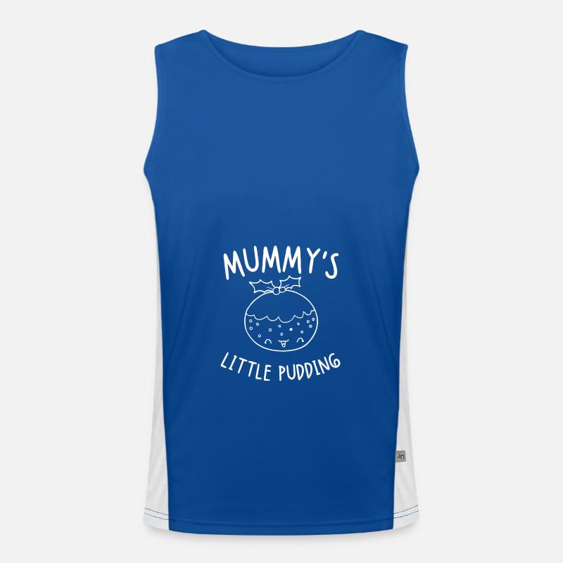 Mamas kleiner Pudding Funktionelles Kontrast-Tank Top für Männer 
