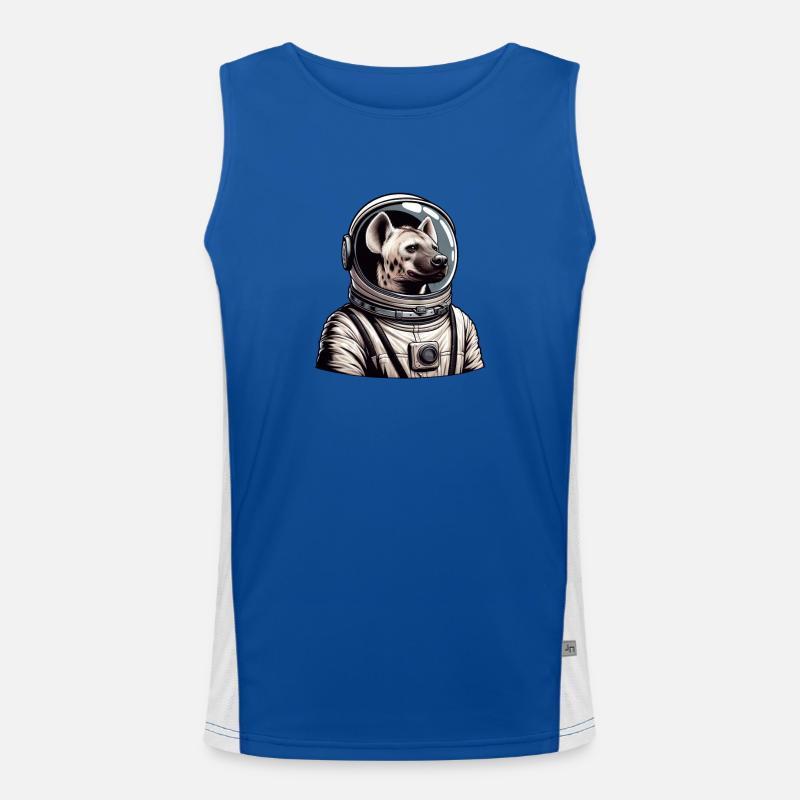 Hyène astronaute Space Pride Débardeur respirant contrasté Homme 