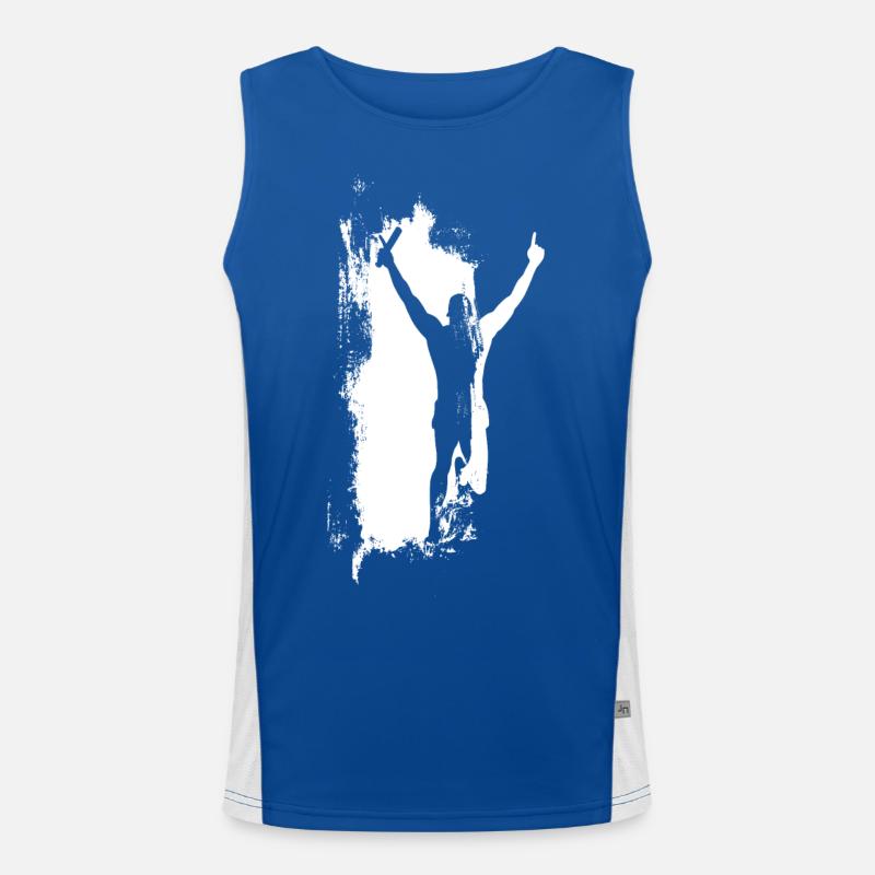 Relay Runner Men's Functional Contrast Tank Top 
