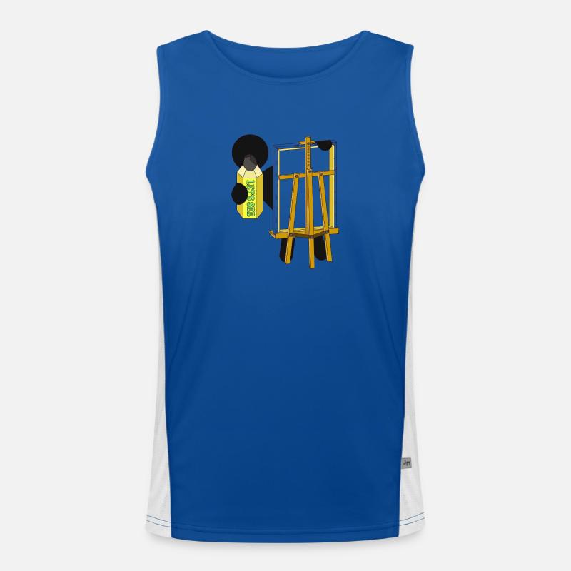 MAL SEHEN Funktionelles Kontrast-Tank Top für Männer 