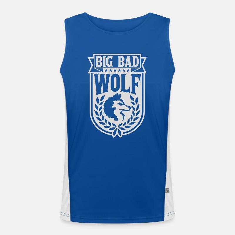 big bad wolf quote Men's Functional Contrast Tank Top 