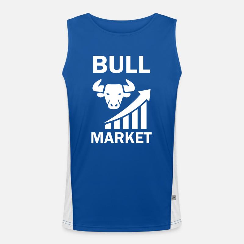 Bitcoin Trading Crypto Stocks Men's Functional Contrast Tank Top 
