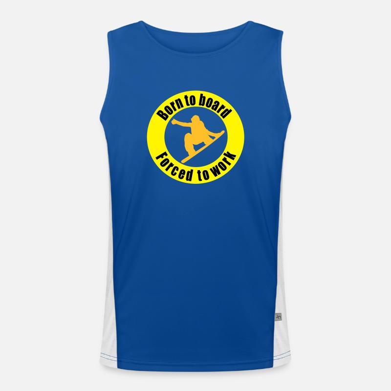 snowboard Funktionelles Kontrast-Tank Top für Männer 